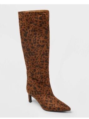 a new day “Justice” Cheetah Print Knee High Boots